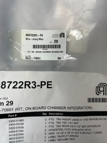 AMAT 0240-70691 KIT, ON-BOARD CHAMBER INTEGRATION (NEW) Qty:1