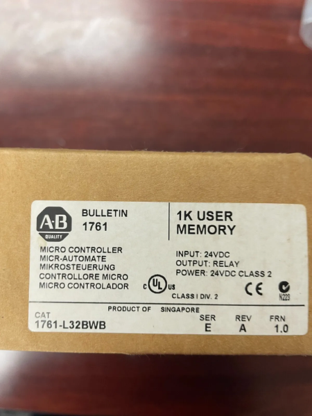 ALLEN-BRADLEY 1761-L32BWB MICRO CONTROLLER 1K MEMORY (NEW) Qty:1