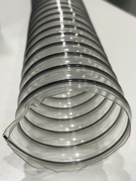 Steel wire helical reinforced hose